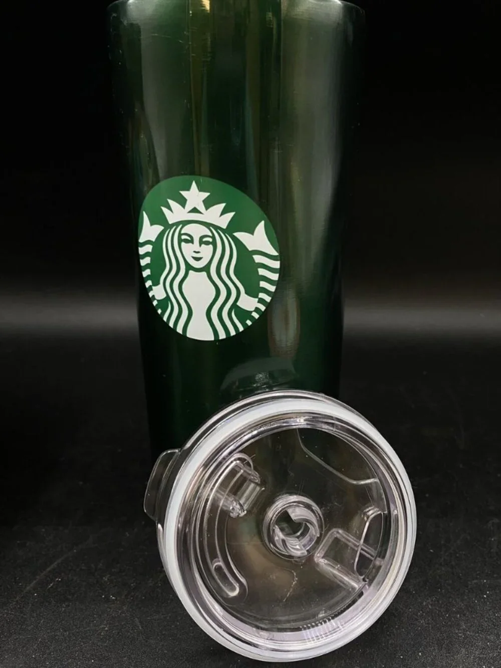 Starbucks Stainless Steel Green Tumbler 20 oz Classic Hot & Cold